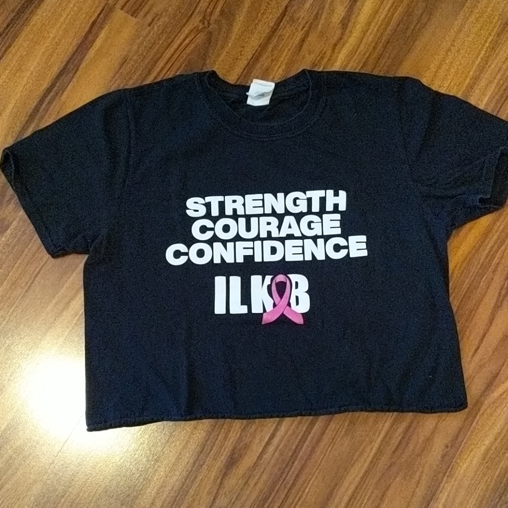 Black ILKB Strength, Courage, Confidence T-shirt